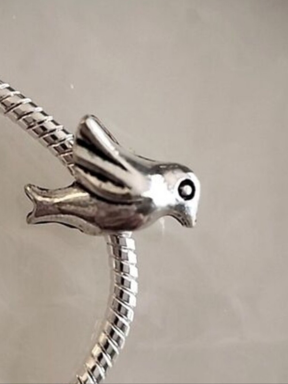 Bird Charm for European Style Bracelets Fits Pandora Systems - Picture 1 of 3